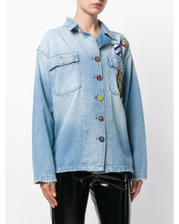 Veste en jean bleu clair Mira Mikati