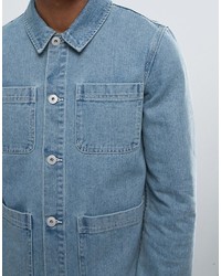 Veste en jean bleu clair Asos