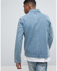 Veste en jean bleu clair Asos