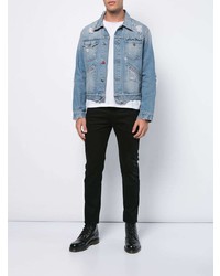 Veste en jean bleu clair Mjb