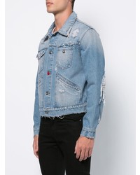 Veste en jean bleu clair Mjb