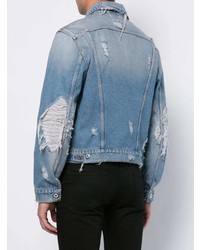 Veste en jean bleu clair Mjb