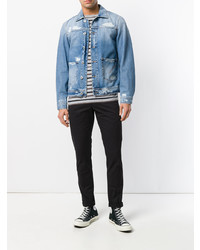 Veste en jean bleu clair Dondup