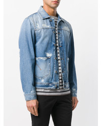 Veste en jean bleu clair Dondup