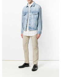 Veste en jean bleu clair Balenciaga