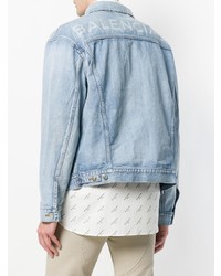 Veste en jean bleu clair Balenciaga