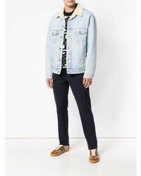 Veste en jean bleu clair Gucci