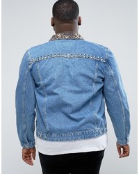 Veste en jean bleu clair Asos