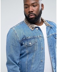 Veste en jean bleu clair Asos