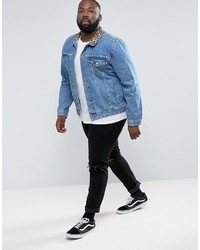 Veste en jean bleu clair Asos