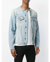 Veste en jean bleu clair Ih Nom Uh Nit