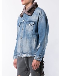 Veste en jean bleu clair Alchemist