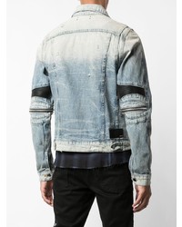 Veste en jean bleu clair Amiri