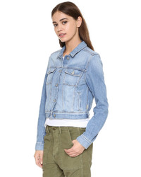 Veste en jean bleu clair Paige