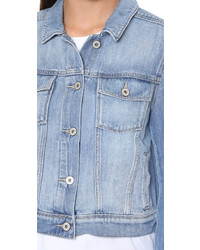 Veste en jean bleu clair Paige