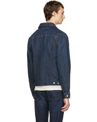 Veste en jean bleu marine Acne Studios