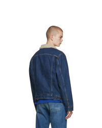 Veste en jean bleu marine Levis Vintage Clothing