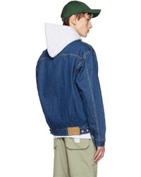 Veste en jean bleu marine thisisneverthat