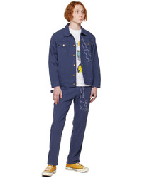 Veste en jean bleu marine KidSuper