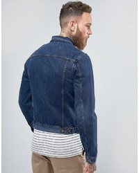 Veste en jean bleu marine Nudie Jeans