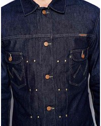 wrangler raw denim jacket