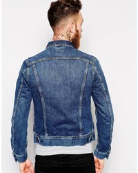 Veste en jean bleu marine Lee