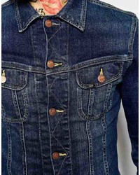 Veste en jean bleu marine Lee