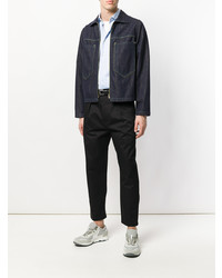 Veste en jean bleu marine Marni