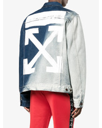 Veste en jean bleu marine Off-White