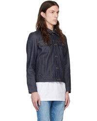 Veste en jean bleu marine A.P.C.