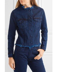 Veste en jean bleu marine MARQUES ALMEIDA