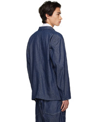 Veste en jean bleu marine Engineered Garments