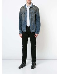 Veste en jean bleu marine R13