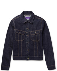 Veste en jean bleu marine Ralph Lauren Purple Label