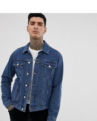 Veste en jean bleu marine Reclaimed Vintage