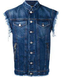 Veste en jean bleu marine Vivienne Westwood