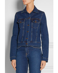 Veste en jean bleu marine Preen Line