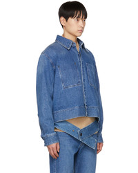 Veste en jean bleue Wooyoungmi