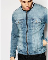 Veste en jean bleue Asos