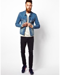 Veste en jean bleue Asos