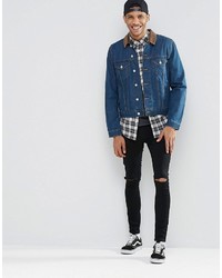 Veste en jean bleue Asos