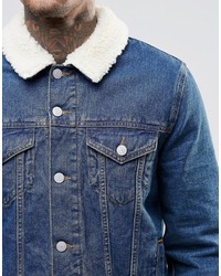 Veste en jean bleue Asos