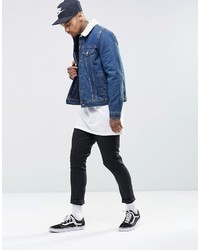 Veste en jean bleue Asos