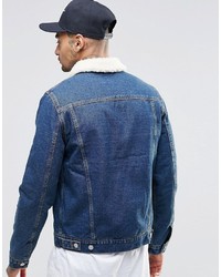 Veste en jean bleue Asos