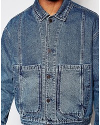 Veste en jean bleue Asos