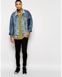 Veste en jean bleue Asos