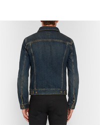 Veste en jean bleue