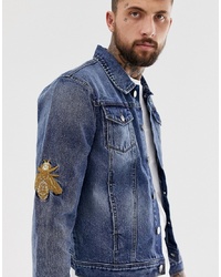 Veste en jean bleue Hermano