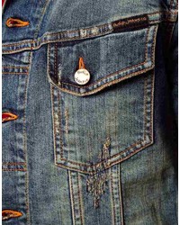 Veste en jean bleue Nudie Jeans