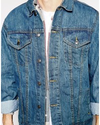 Veste en jean bleue Reclaimed Vintage